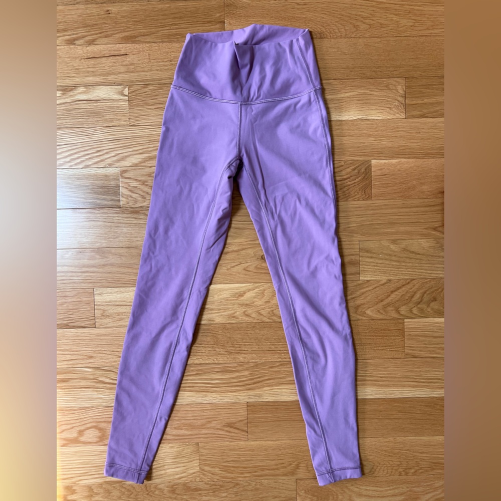 Lululemon Lilac Double-Lined Leggings